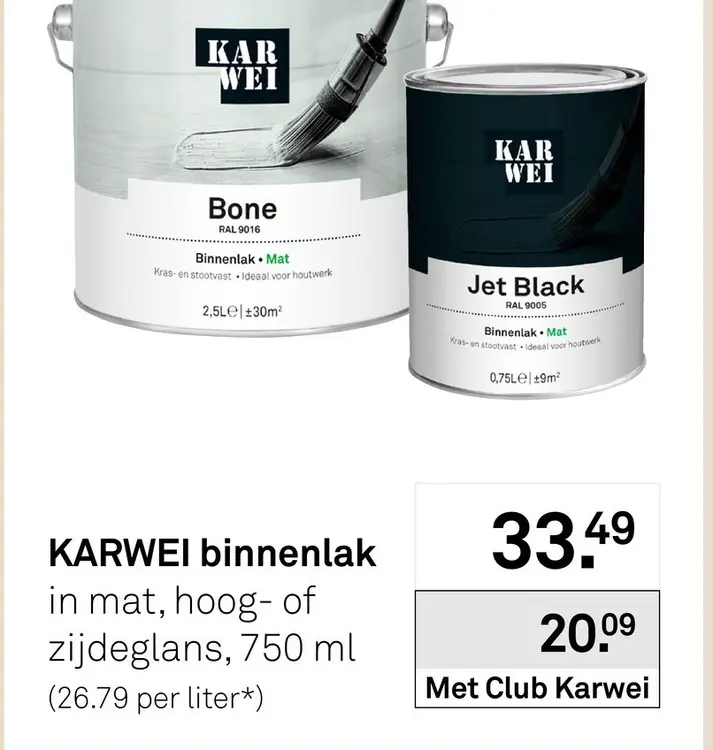 Aanbieding: KARWEI binnenlak