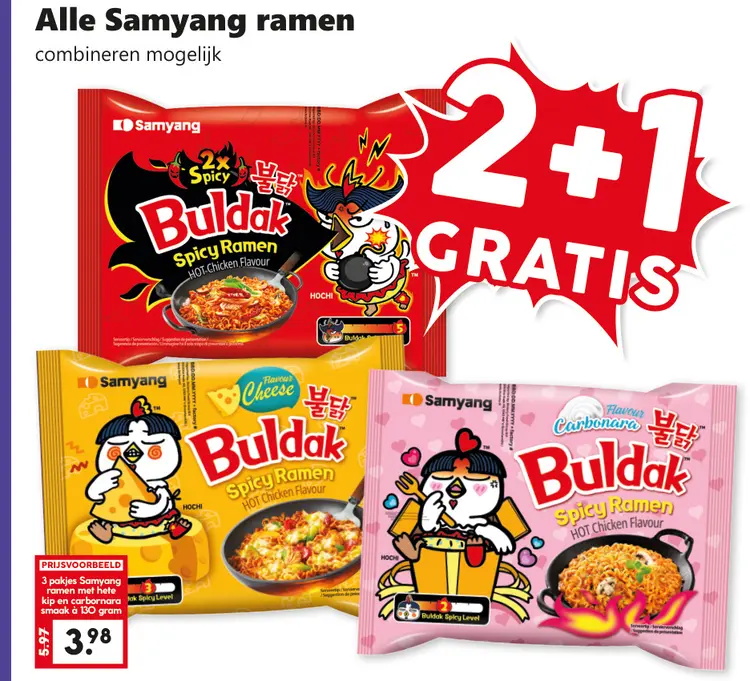 Aanbieding: Samyang ramen