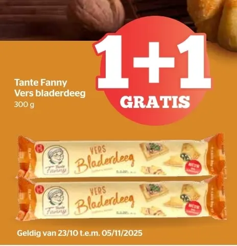 Aanbieding: Vers bladerdeeg