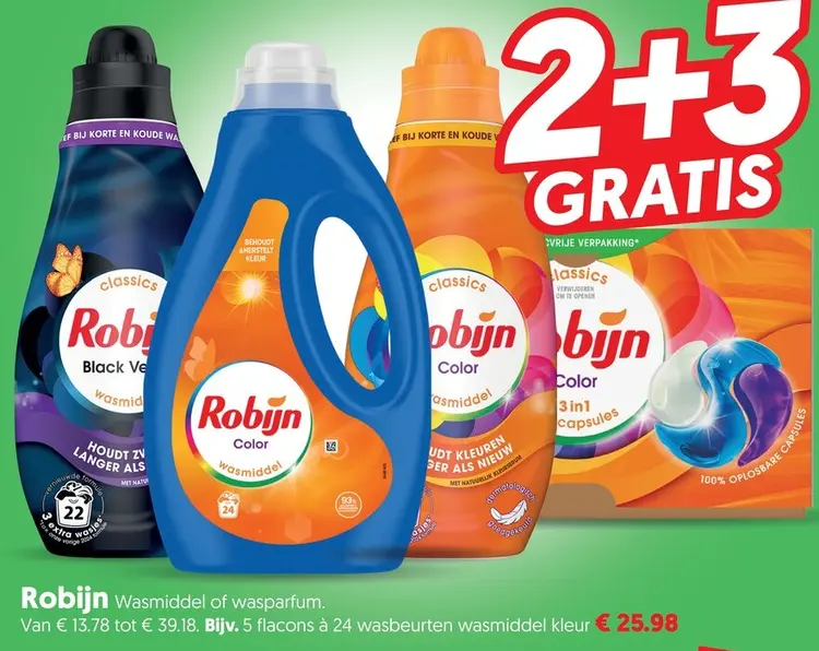 Aanbieding: Wasmiddel of wasparfum
