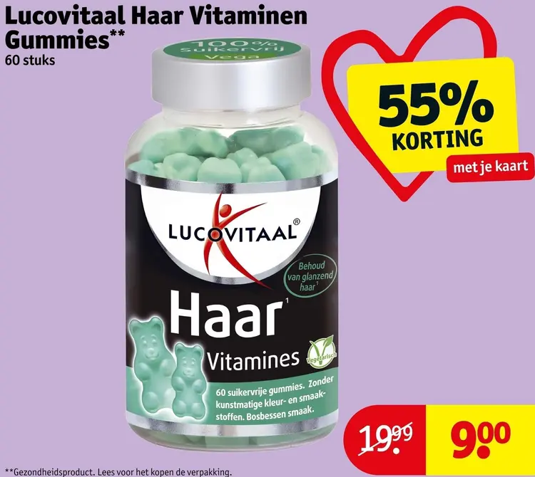 Aanbieding: Haar Vitaminen Gummies