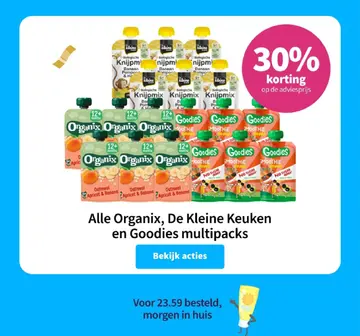 Aanbieding: Alle Organix, De Kleine Keuken en Goodies mul