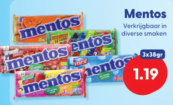 Aanbieding: Mentos
