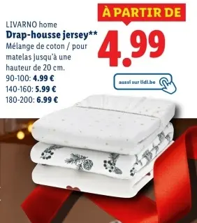 Offre: Drap-housse jersey