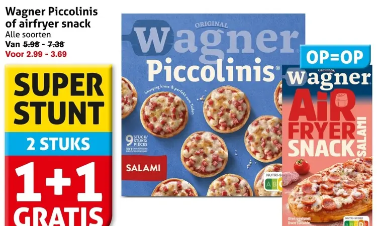 Aanbieding: Piccolinis of airfryer snack