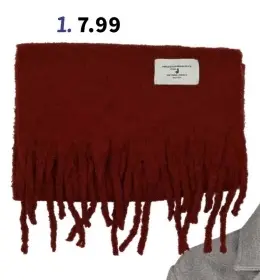 Aanbieding: Sjaal met franjes