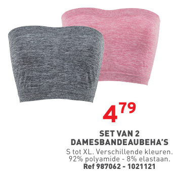 Aanbieding: SET VAN 2 DAMESBANDEAUBEHA'S