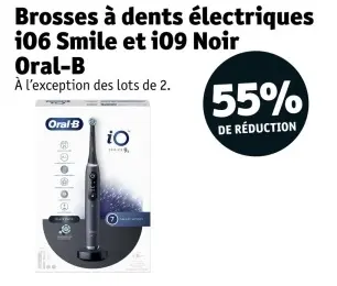 Offre: Brosses à dents électriques i06 Smile et i09 Noir