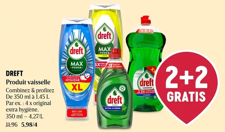 Offre: DREFT Produit vaisselle