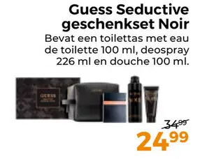 Aanbieding: Guess Seductive geschenkset Noir