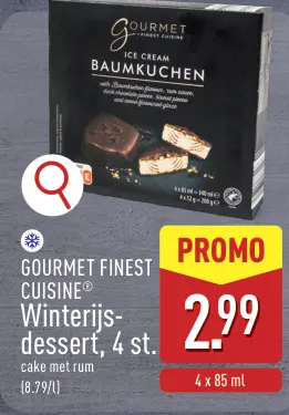 Promotie: Winterijs-dessert