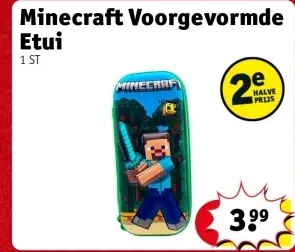 Aanbieding: Minecraft Voorgevormde Etui