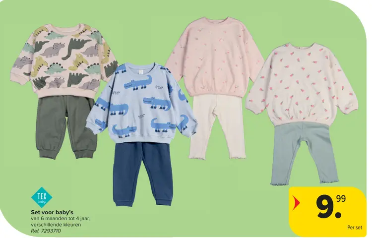 Promotie: Set voor baby's