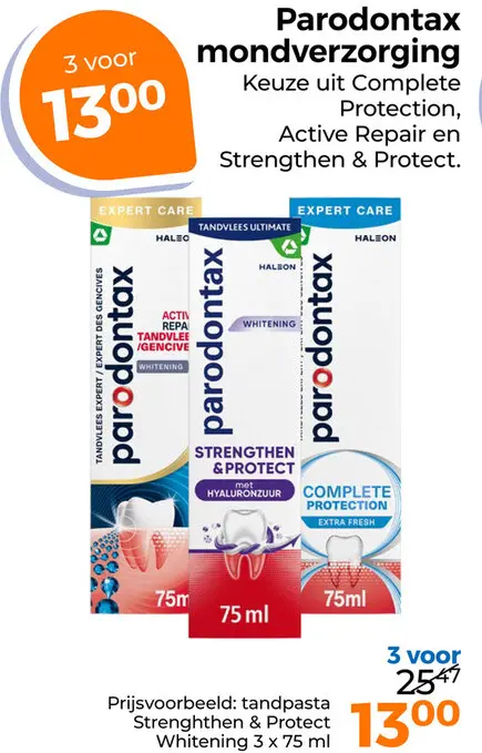 Aanbieding: Parodontax mondverzorging