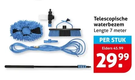 Telescopische waterbezem