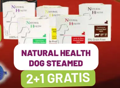 Aanbieding: Natural health dog steamed