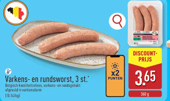 Promotie: Varkens- en rundsworst