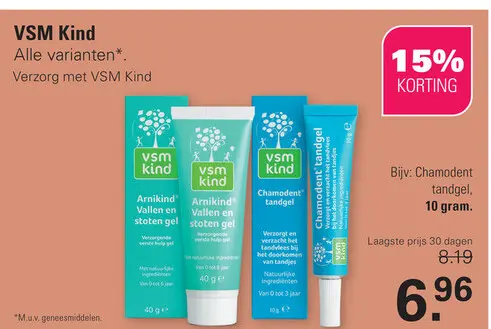 Aanbieding: VSM Kind alle varianten