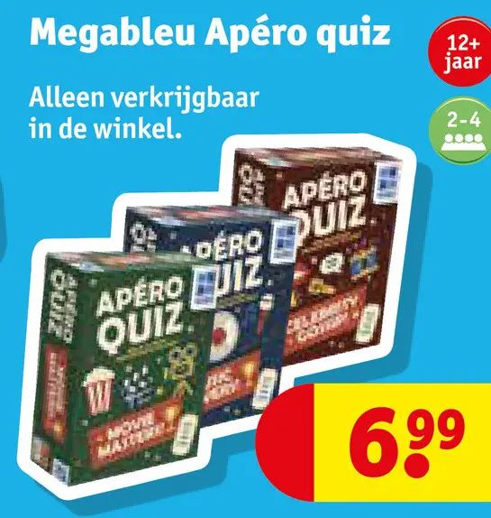 Promotie: Megableu Apéro quiz