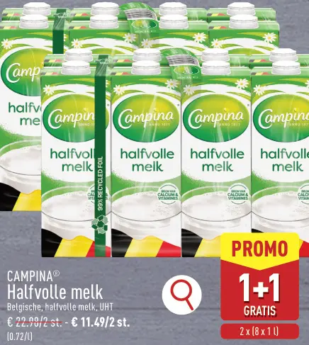 Promotie: Halfvolle melk