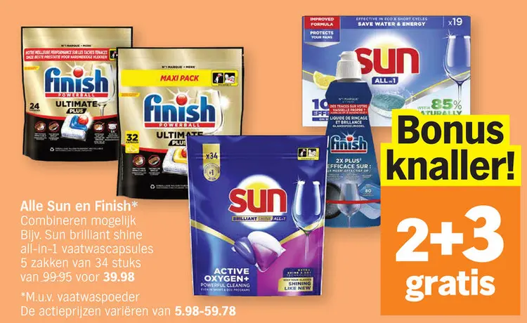 Promotie: Alle Sun en Finish