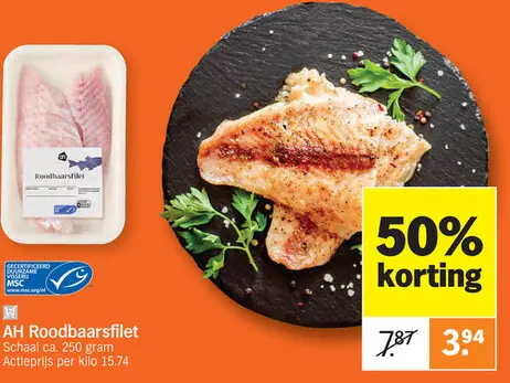 Promotie: Roodbaarsfilet