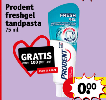 Aanbieding: Prodent freshgel tandpasta