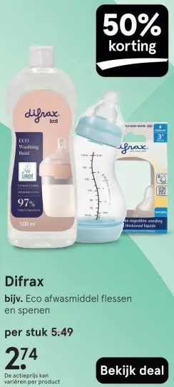 Aanbieding: Difrax