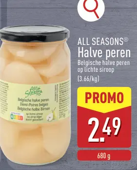 Aanbieding: Halve peren