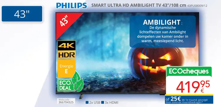 Aanbieding: Smart ultra hd tv