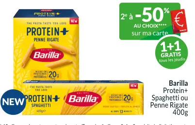 Offre: Protein+ Spaghetti ou Penne Rigate