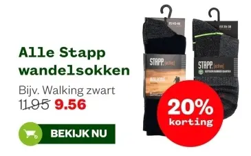 Aanbieding: Alle Stapp wandelsokken