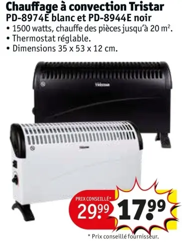 Offre: Chauffage à convection