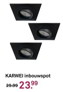 Aanbieding: KARWEI inbouwspot