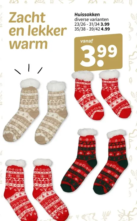 Aanbieding: Huissokken