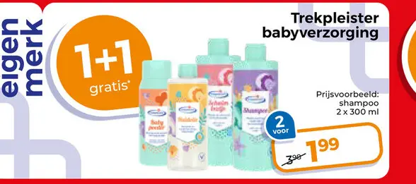 Aanbieding: Trekpleister babyverzorging