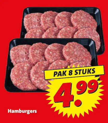 Aanbieding: Hamburgers