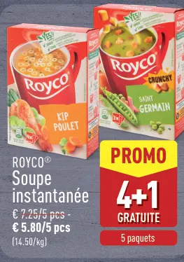 Offre: Soupe instantanée