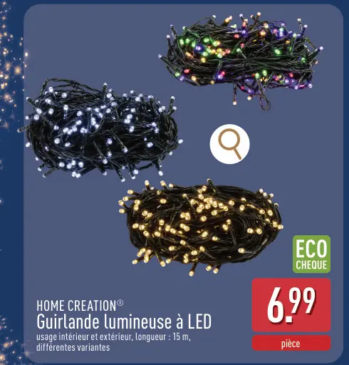 Offre: Guirlande lumineuse à LED