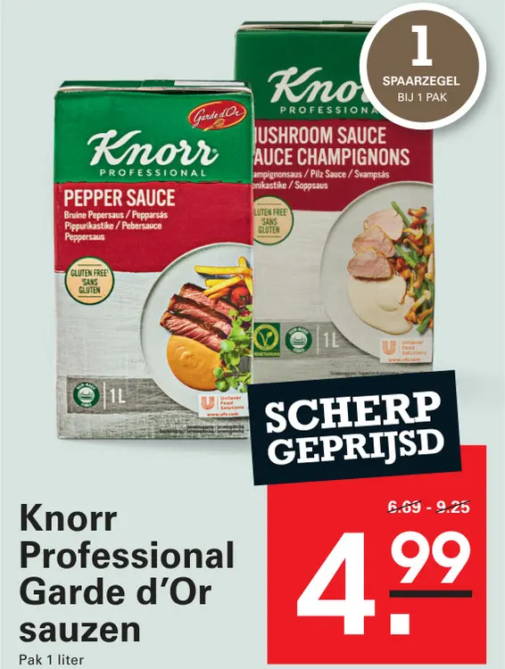 Aanbieding: Knorr Professional Garde d'Or sauzen