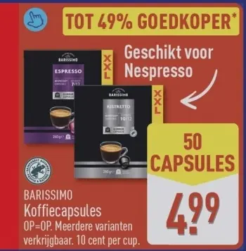 Aanbieding: Koffiecapsules