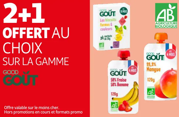 Promotie: Biscuits formes & couleurs, Fraise & Banane