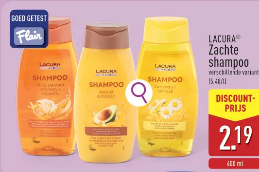Promotie: Zachte shampoo