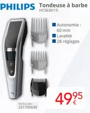 Offre: Tondeuse à barbe