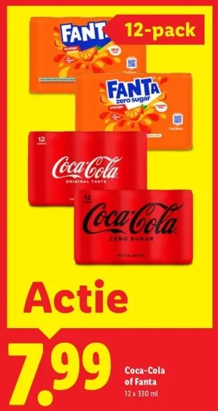 Aanbieding: Coca-Cola of Fanta