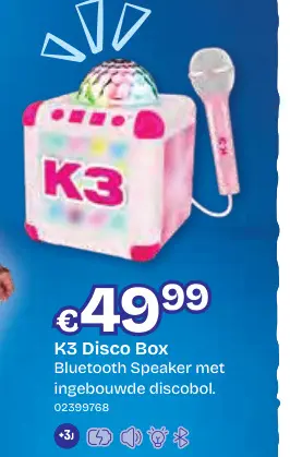 Aanbieding: K3 Disco Box