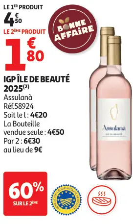 Offre: Assulanà IGP Île de Beauté 2025