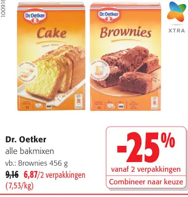 Promotie: Alle bakmixen