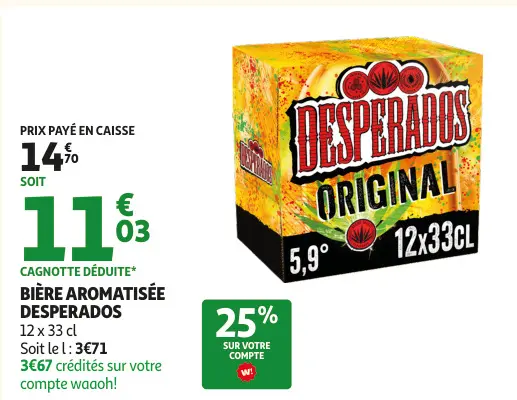 Offre: Bière aromatisée