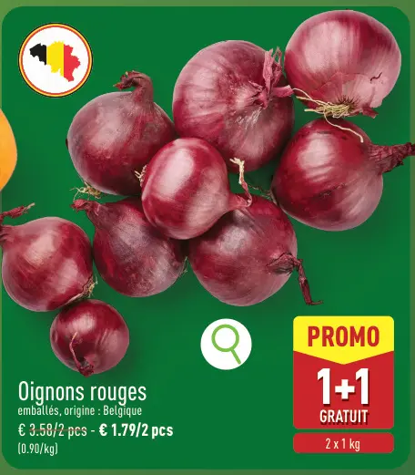 Offre: Oignons rouges